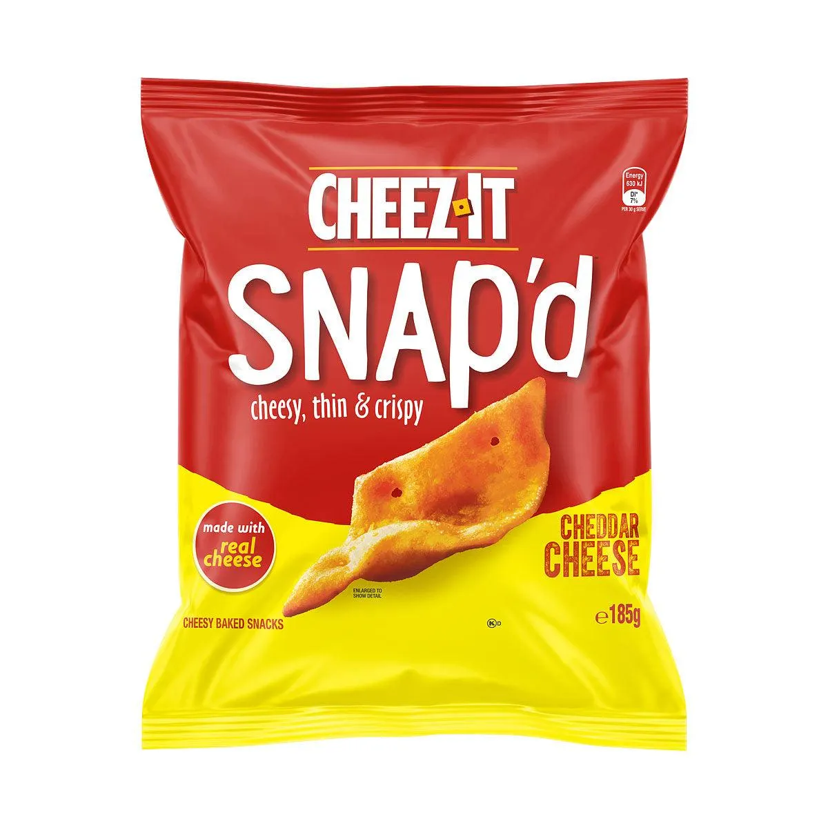 Cheez-it Snap'd Cheddar Cheese 185g