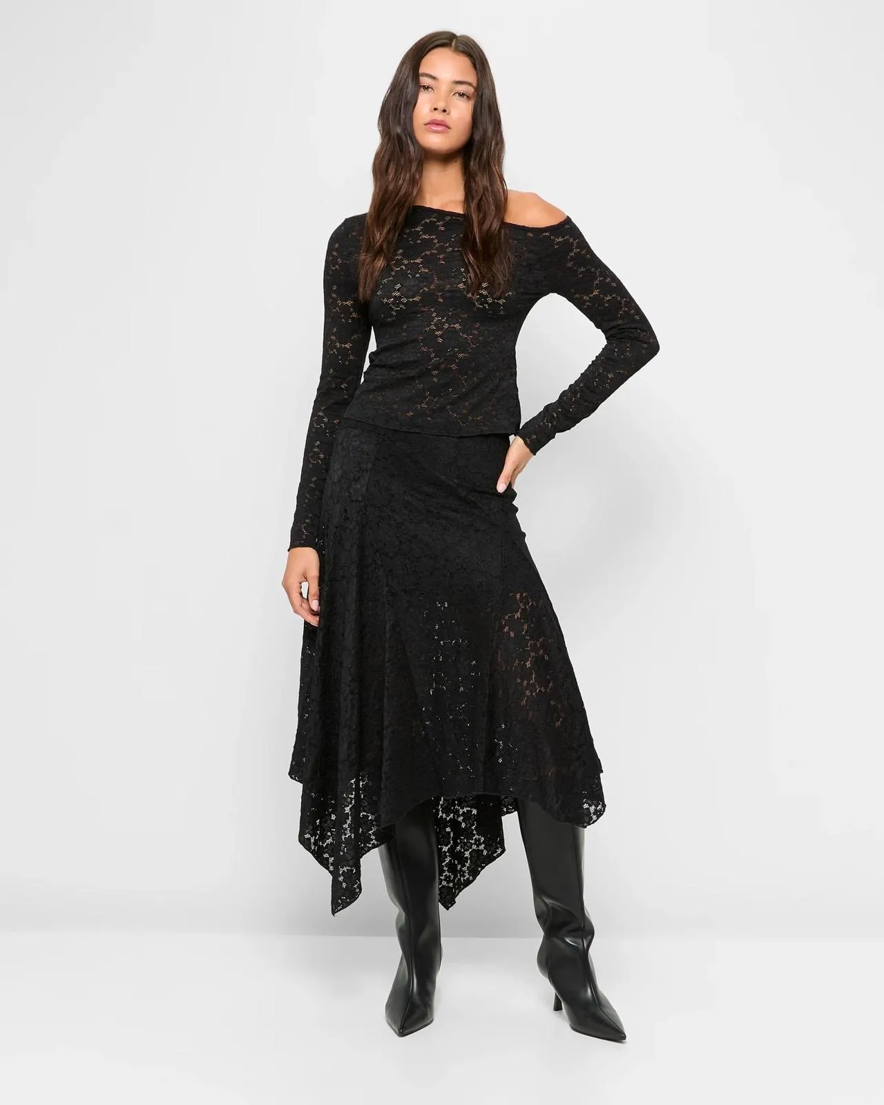 Lace Hanky Skirt - Lily Loves - Target Black