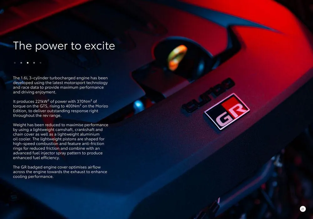 Toyota GR Corolla - Catalogue valid from 30 January to 30 January 2025 - page 21