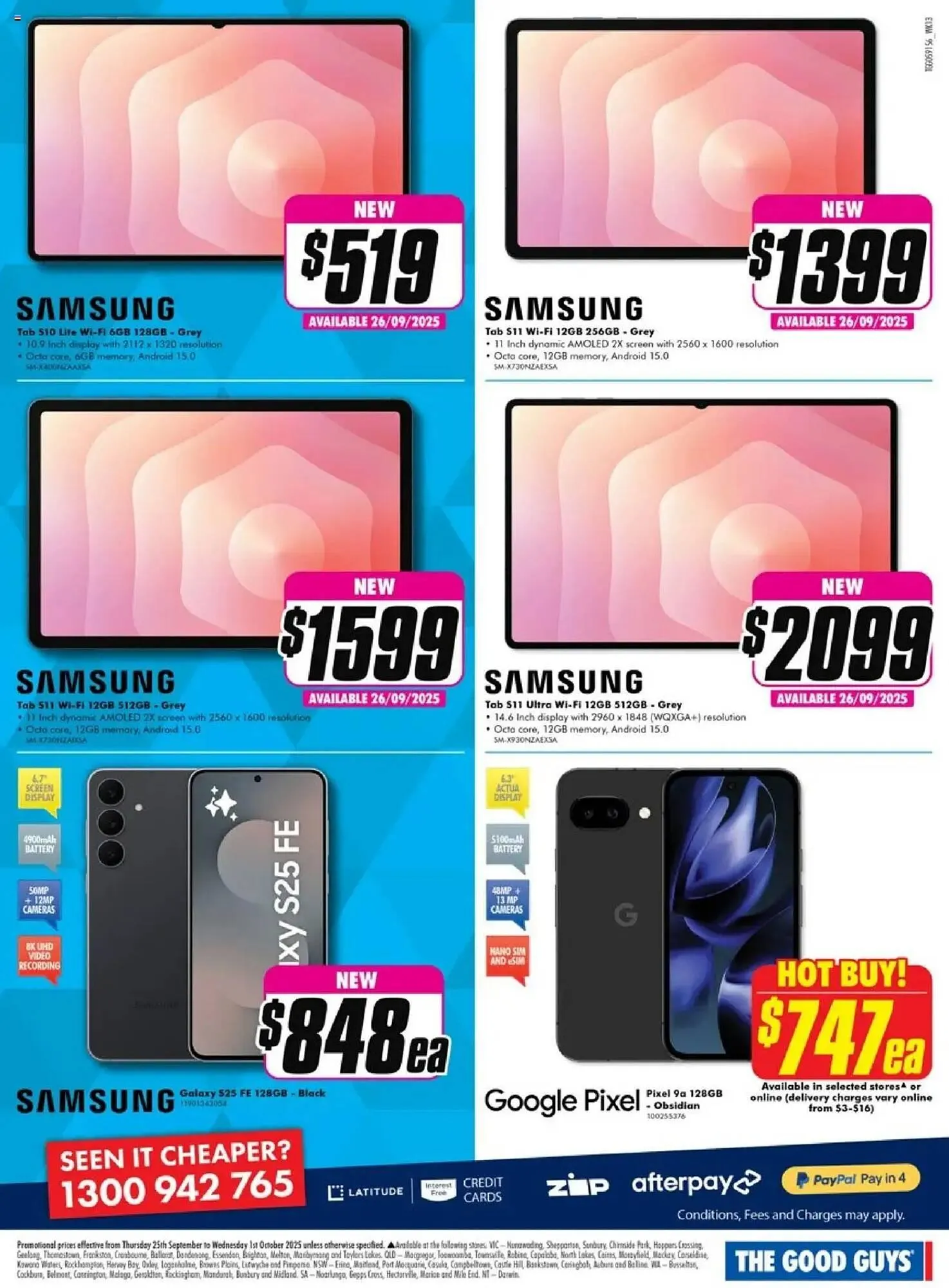 The Good Guys catalogue - Catalogue valid from 24 September to 1 October 2025 - page 13