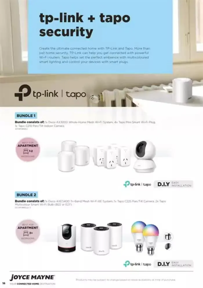 JM Connected Home Bundle Guide - Catalogue valid from 22 January to 31 July 2025 - page 16