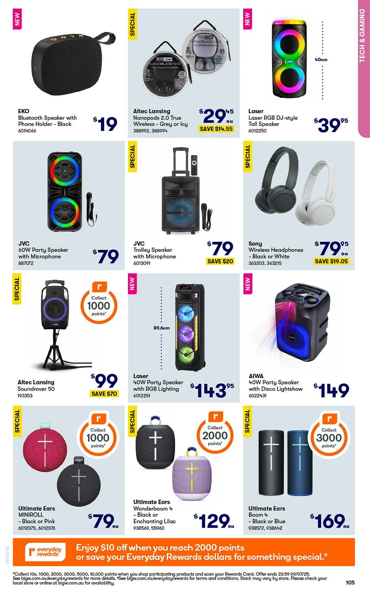 BIG W catalogue - Catalogue valid from 10 June to 9 July 2025 - page 105