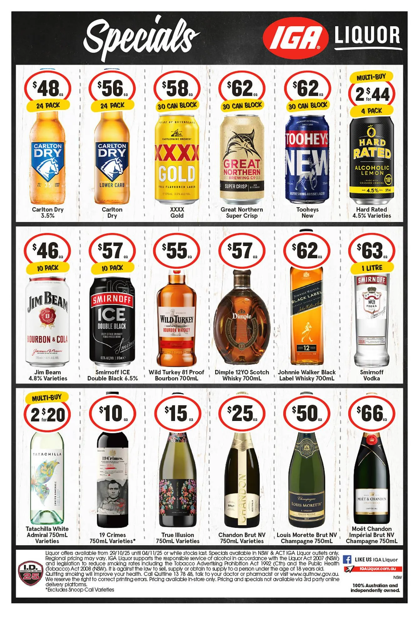 IGA Liquor catalogue - 1