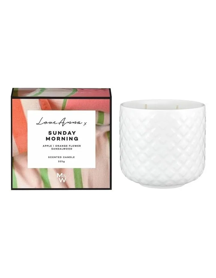 Sunday Mornings Scentimental Fragrance Candle 325g
