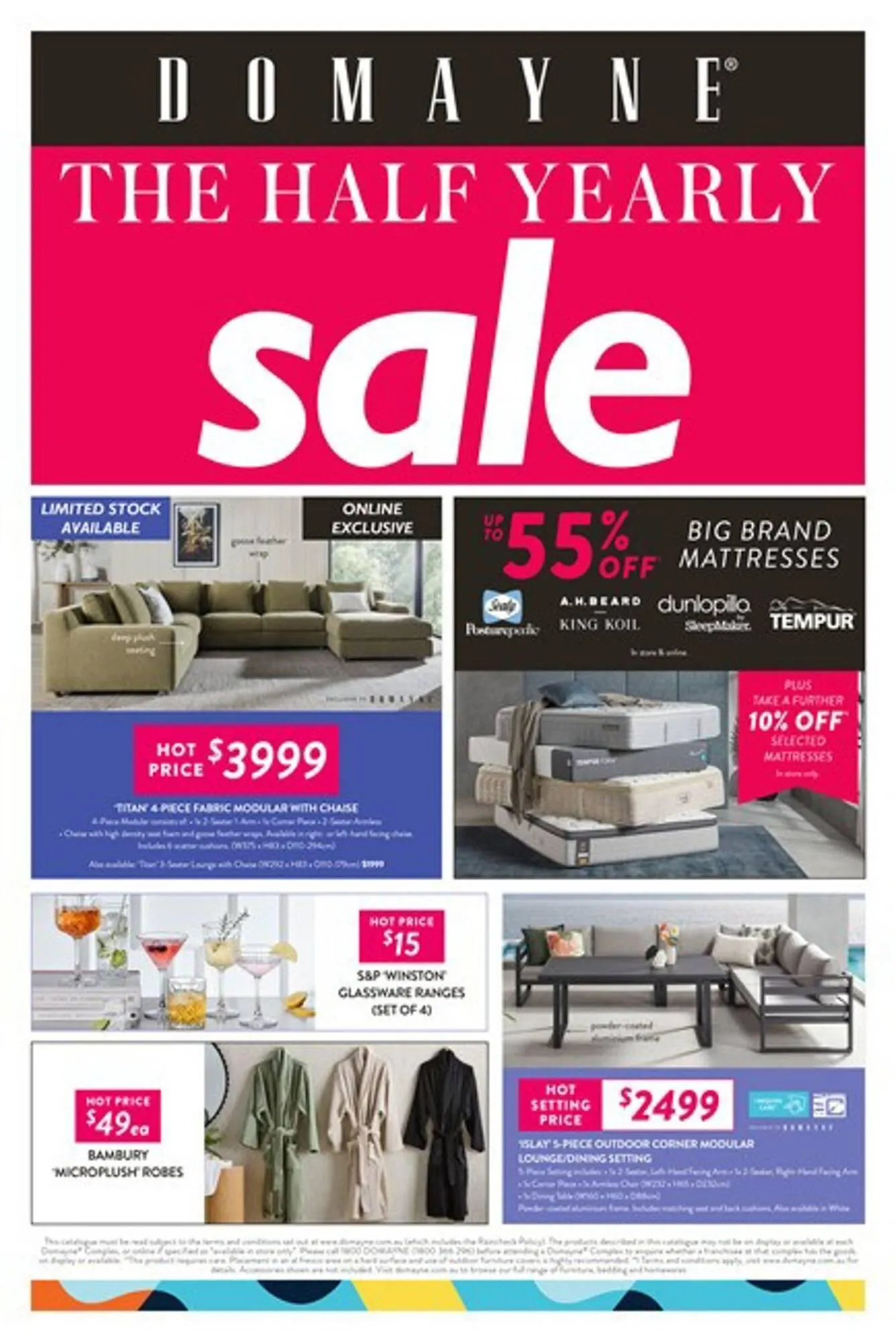 Domayne catalogue - Catalogue valid from 29 May to 11 June 2025 - page 1