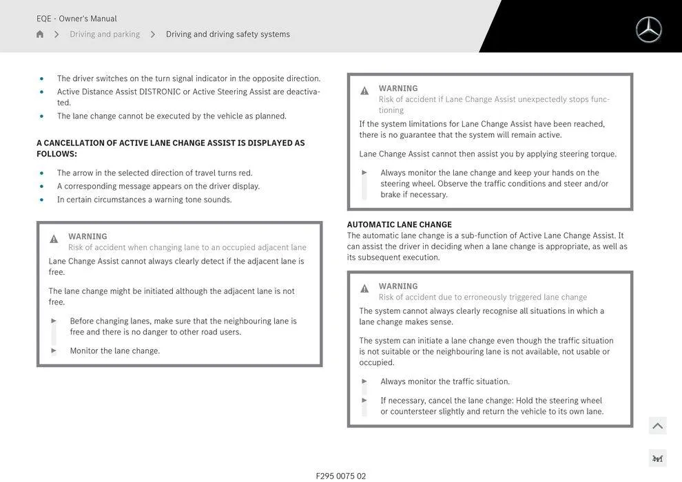 EQE Sedan - Catalogue valid from 11 September to 11 September 2025 - page 411