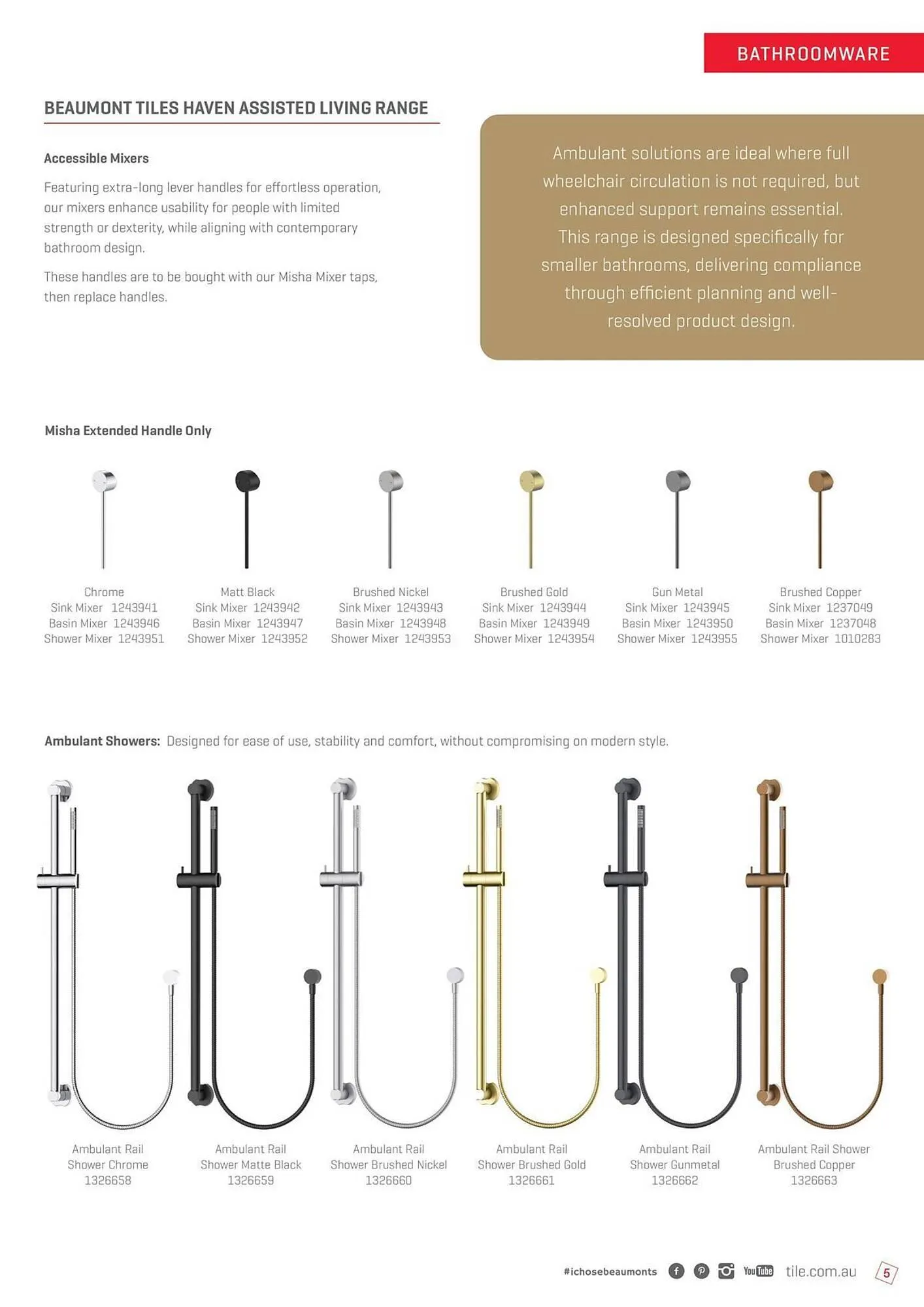 Beaumont Tiles catalogue - Catalogue valid from 26 February to 31 March 2026 - page 5