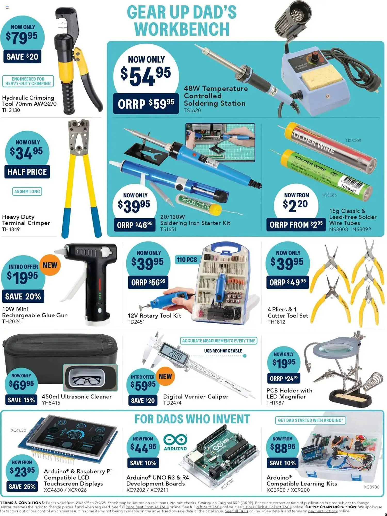 Jaycar Electronics catalogue - Catalogue valid from 19 August to 7 September 2025 - page 5