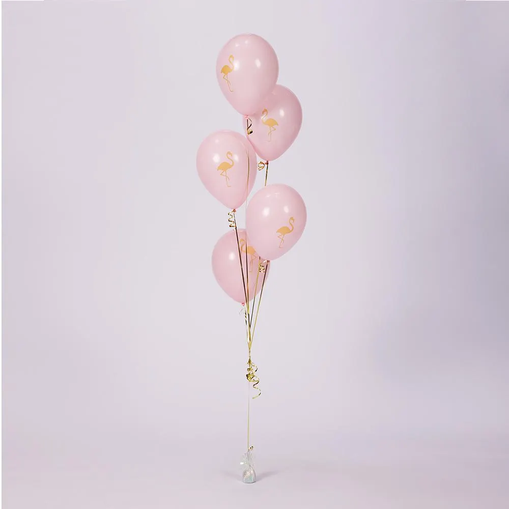 Fancy 5 Premium Balloon Bouquet Ea - Printed, Premium & Chrome Latex