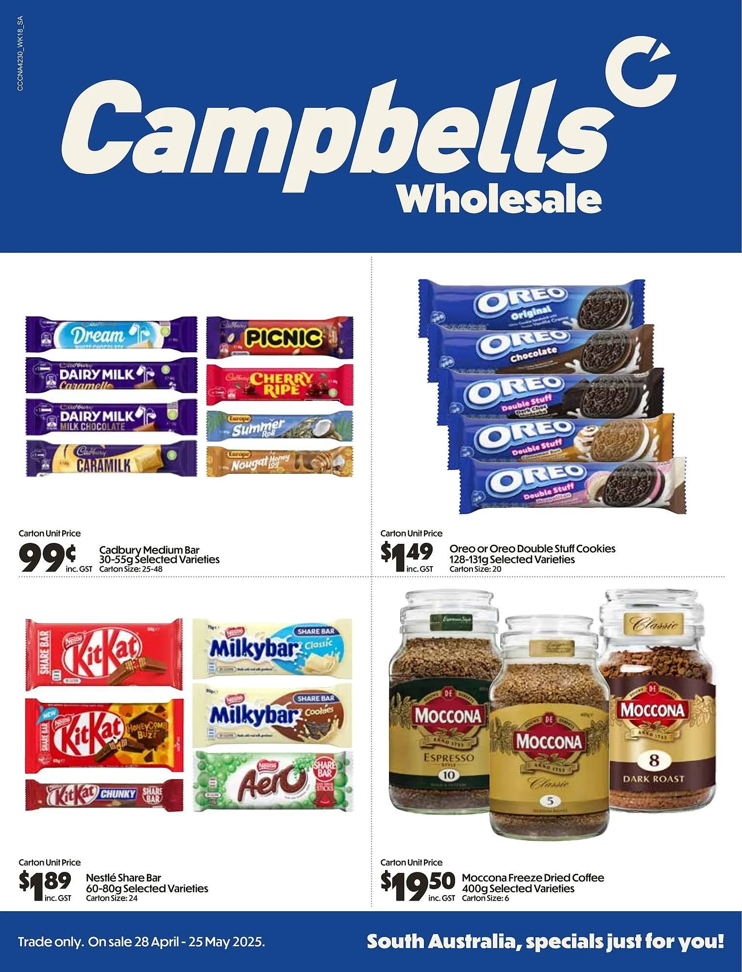 Campbells Wholesale catalogue - Catalogue valid from 28 April to 25 May 2025 - page 1