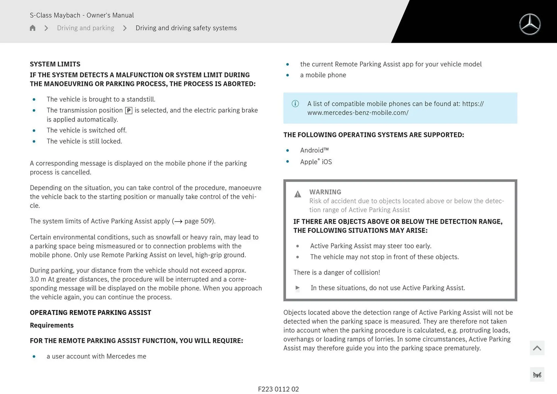 Mercedes-Benz catalogue - Catalogue valid from 1 May to 1 May 2026 - page 516