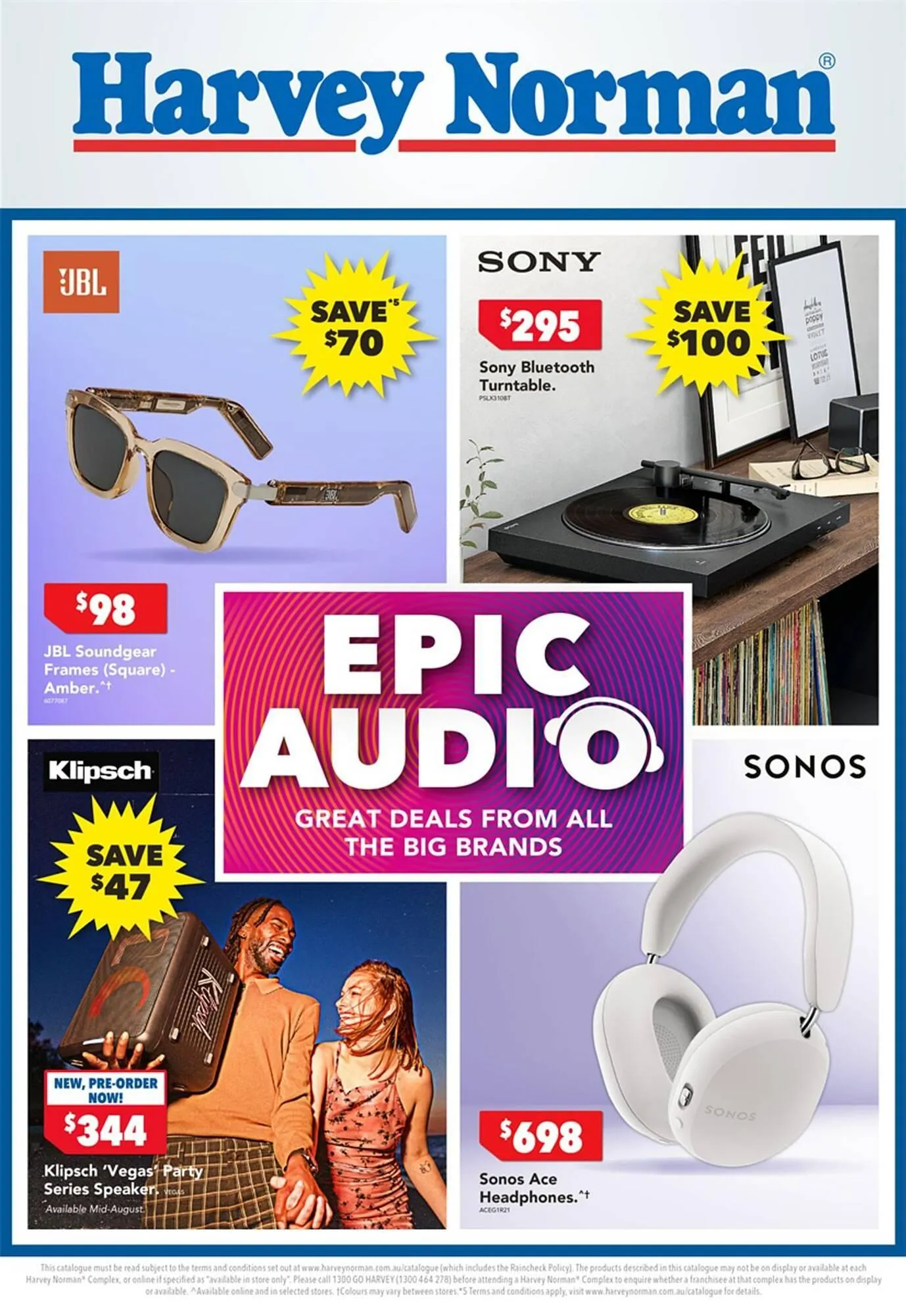 Harvey Norman catalogue - Catalogue valid from 4 August to 13 August 2025 - page 1