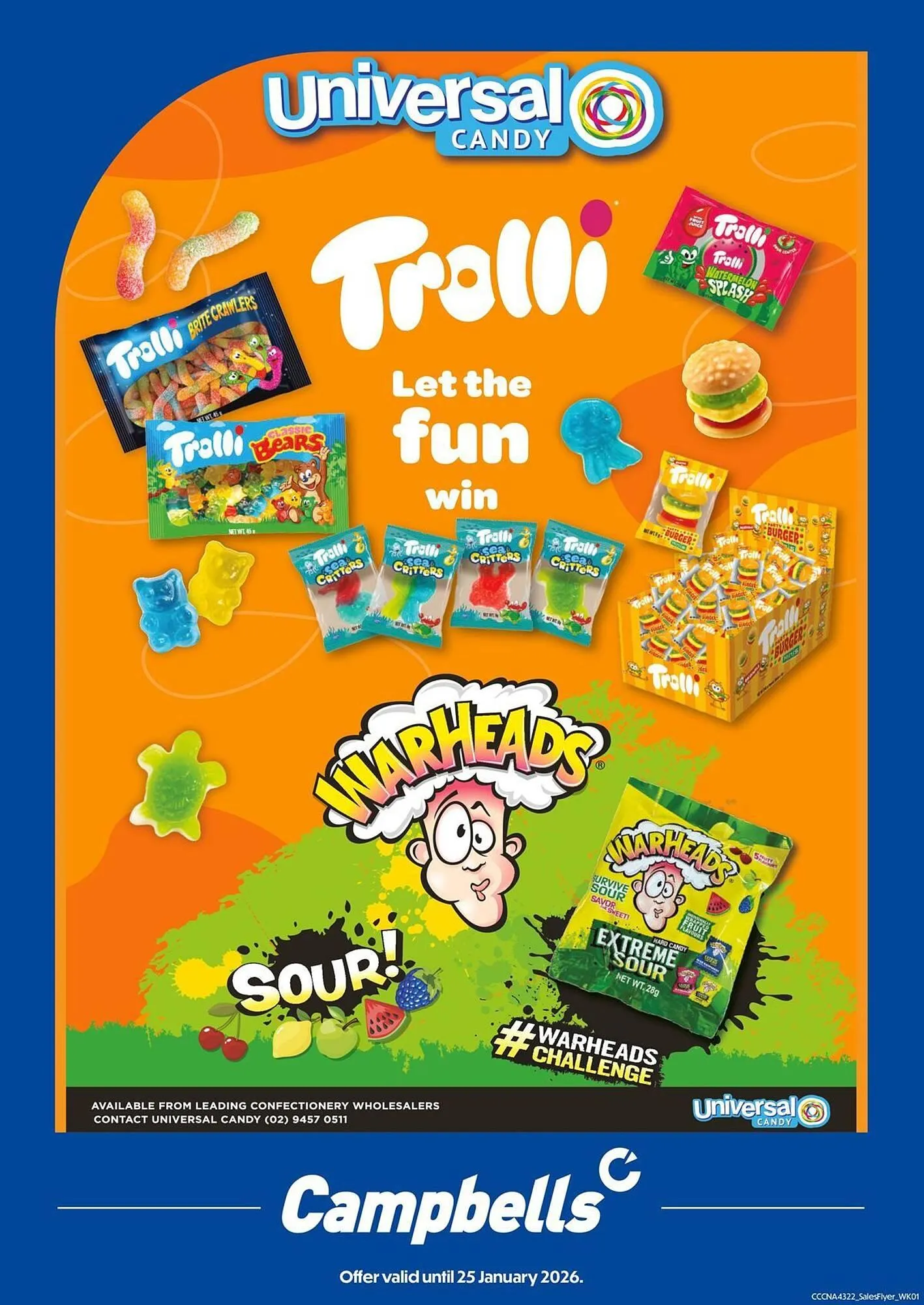 Campbells Wholesale catalogue - Catalogue valid from 31 December to 25 January 2026 - page 1