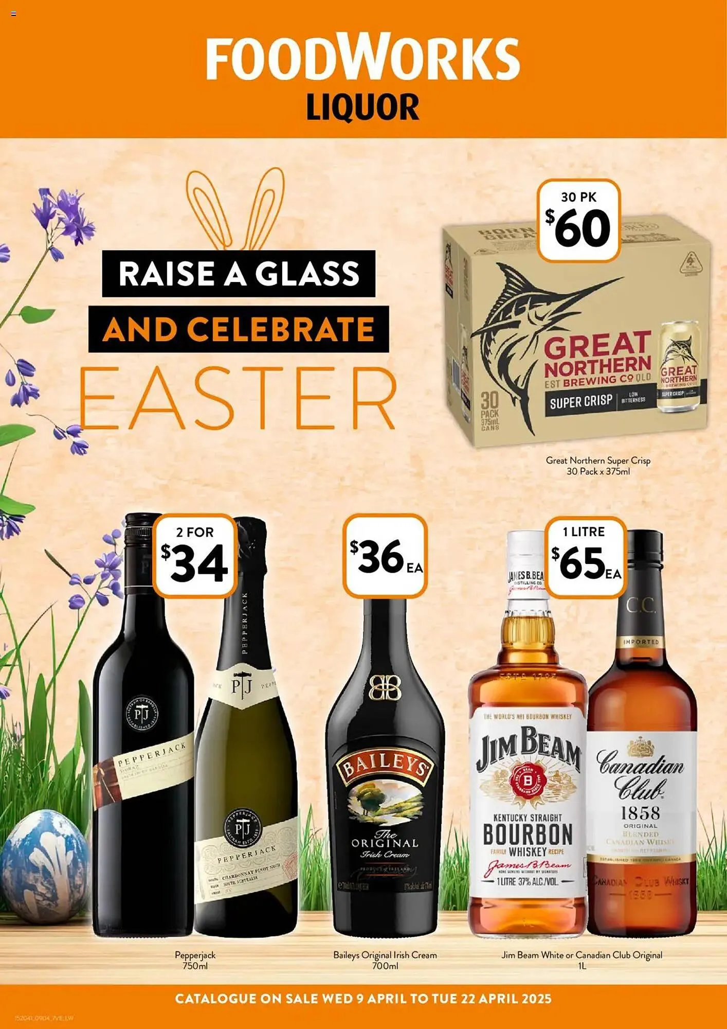 Foodworks catalogue - Catalogue valid from 9 April to 22 April 2025 - page 1