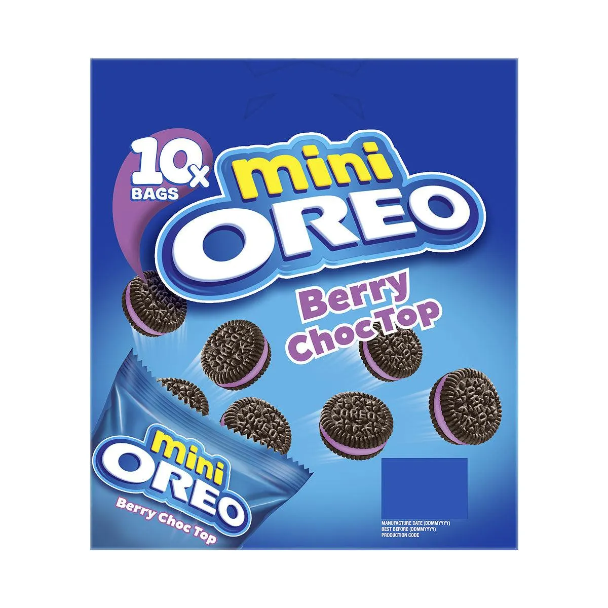 Oreo Mini Blueberry 204g 10pk