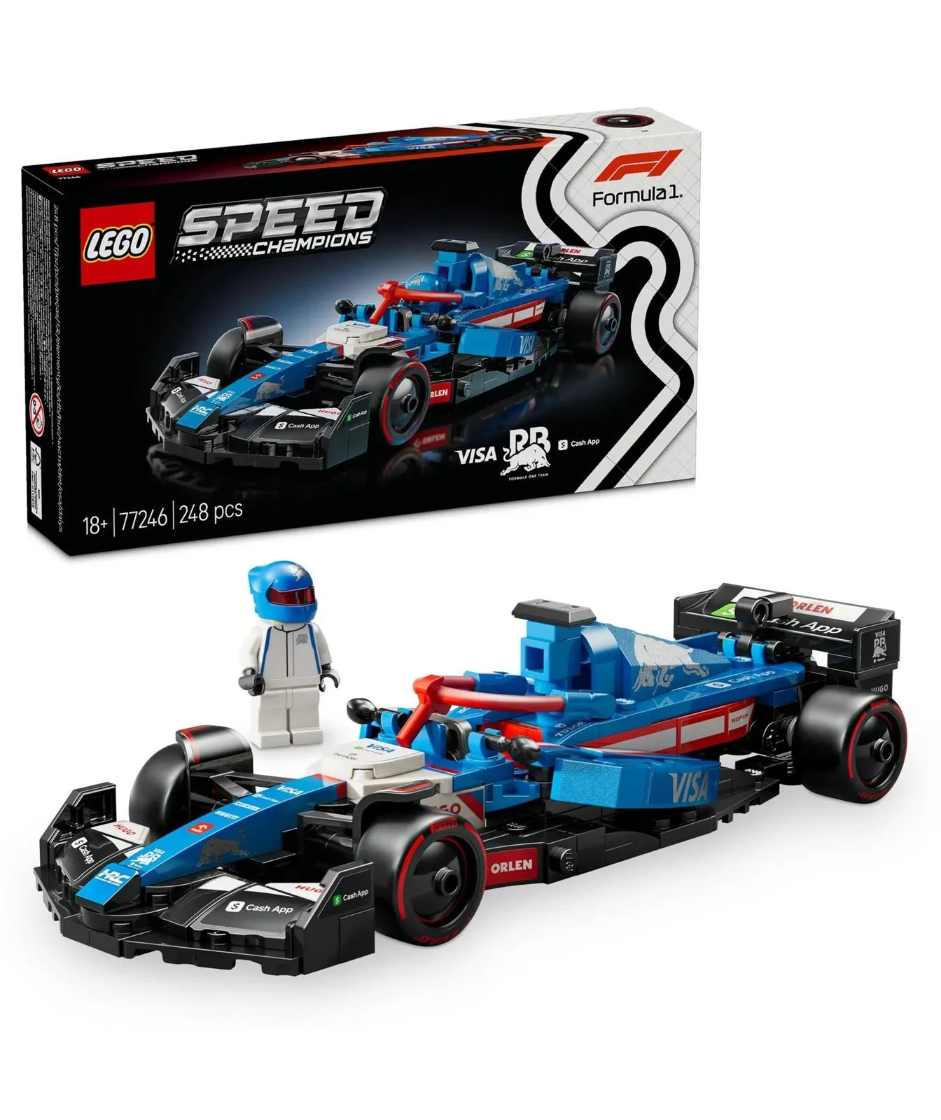 LEGO® Speed Champions Visa Cash App RB VCARB 01 F1® Race Car 77246
