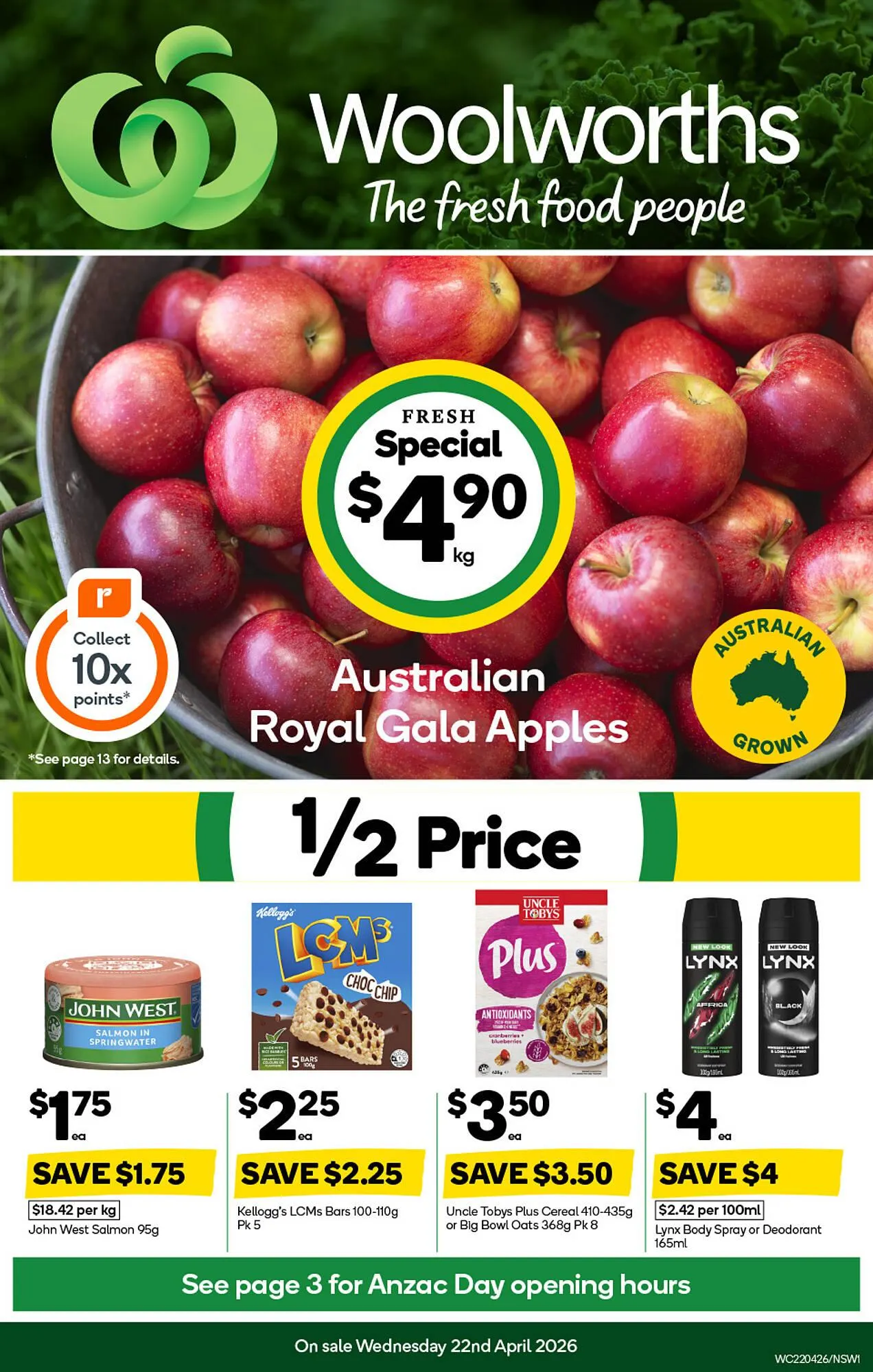 Woolworths catalogue - Catalogue valid from 22 April to 28 April 2026 - page 1