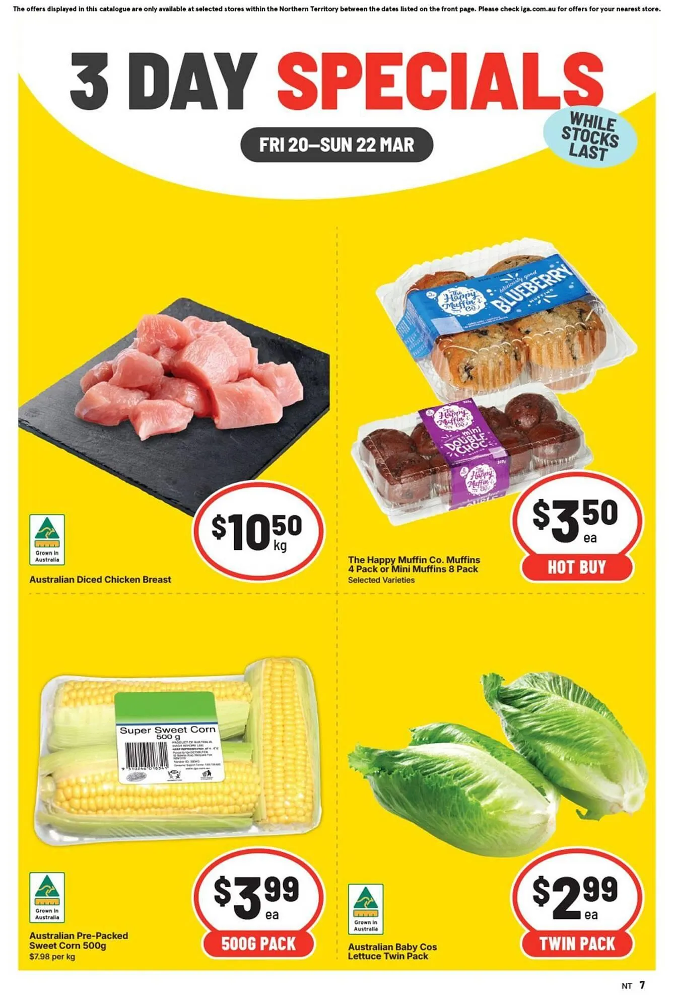 IGA catalogue - Catalogue valid from 20 March to 22 March 2026 - page 1