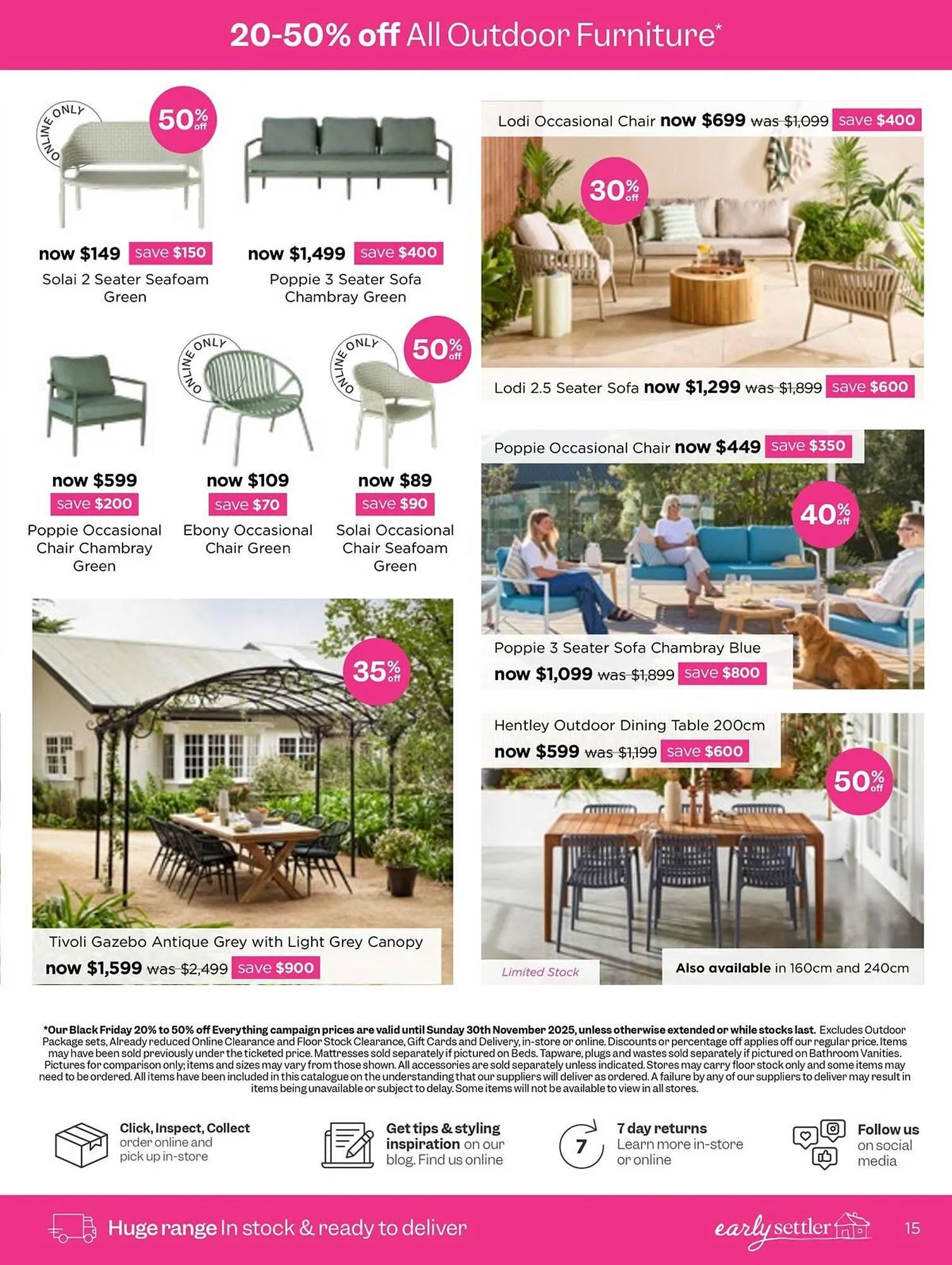 Early Settler catalogue - Catalogue valid from 30 October to 30 November 2025 - page 15