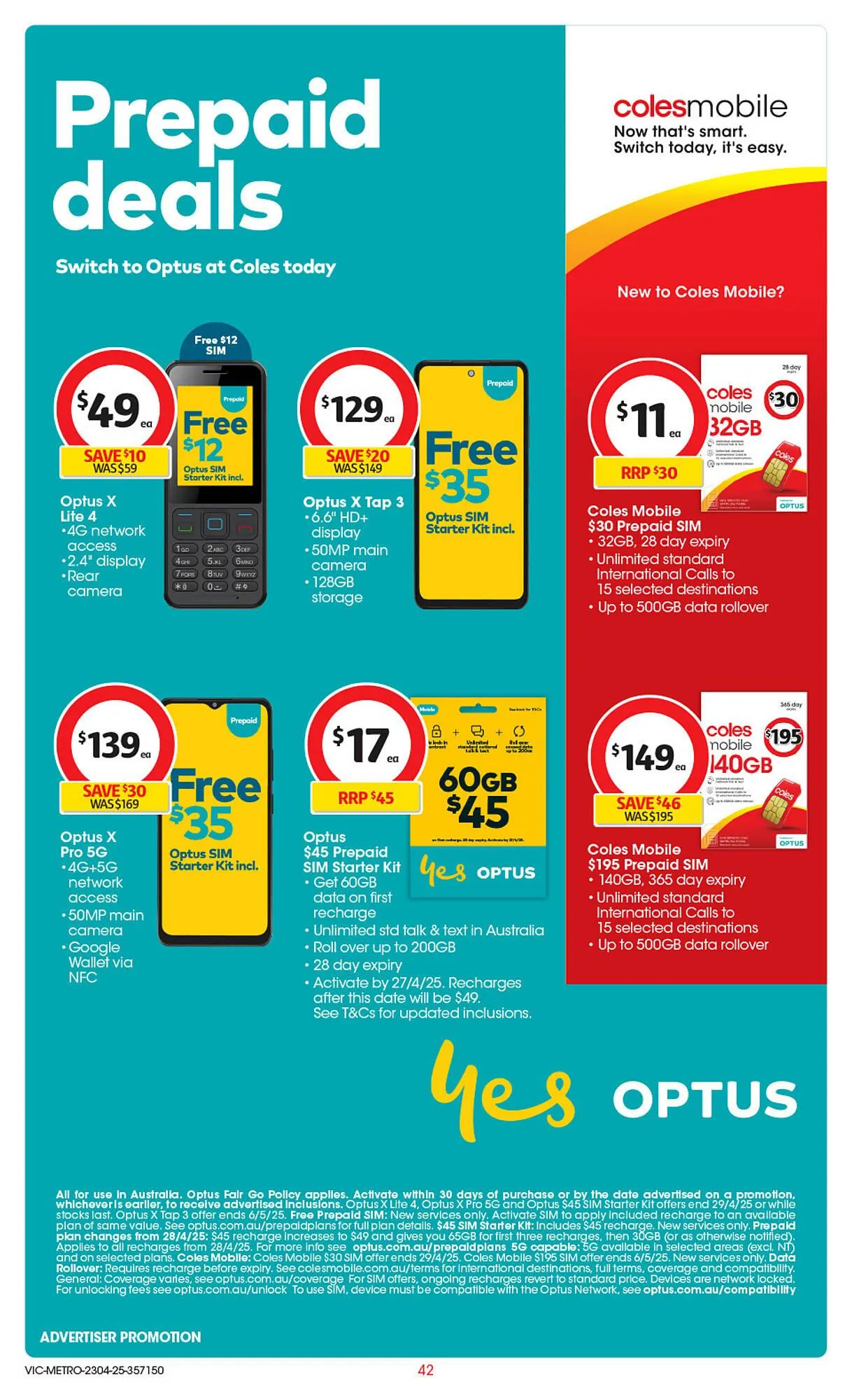 Coles catalogue - Catalogue valid from 23 April to 29 April 2025 - page 43
