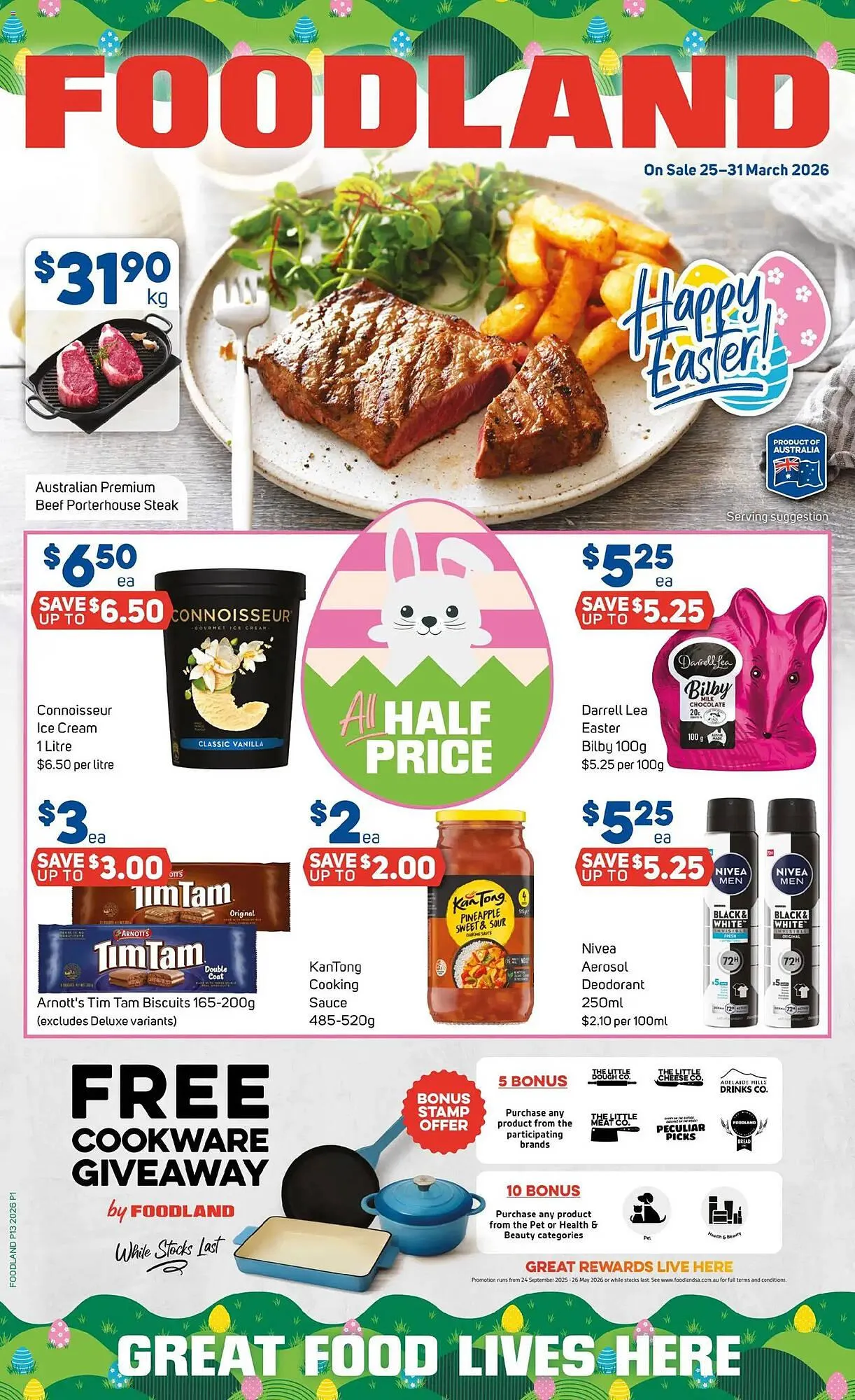 Foodland catalogue - Catalogue valid from 25 March to 31 March 2026 - page 1