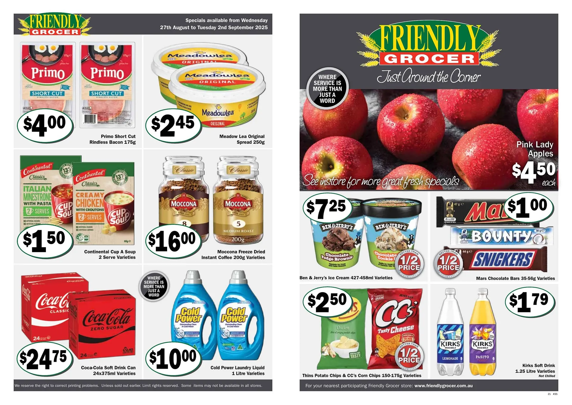 Friendly Grocer catalogue - 1