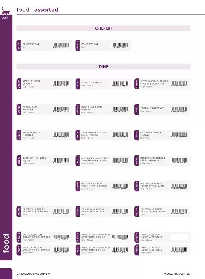 Cat Catalogue 2025 - Catalogue valid from 3 March to 31 December 2025 - page 64