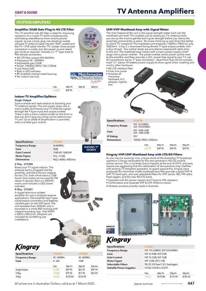 Celebrating 40 Years In Electronics - Catalogue valid from 4 March to 31 March 2025 - page 447