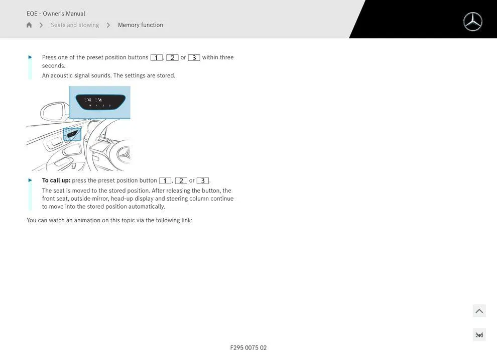 EQE Sedan - Catalogue valid from 11 September to 11 September 2025 - page 240