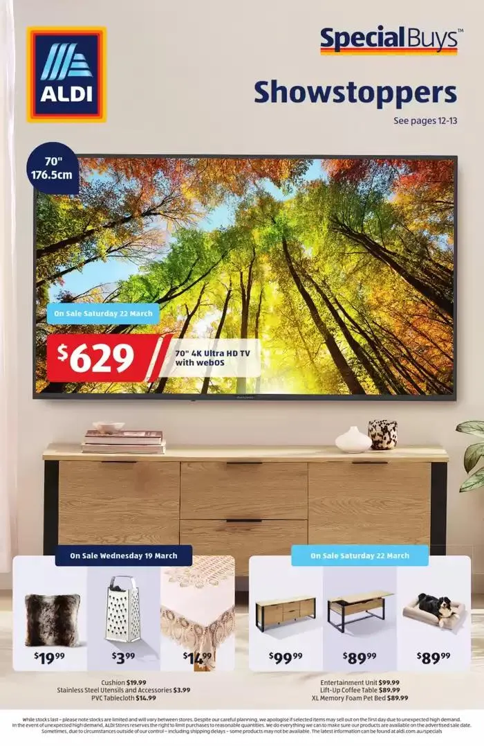 ALDI Special Buys - Catalogue valid from 19 March to 25 March 2025 - page 1