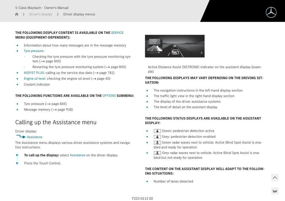 S - Class Maybach - Catalogue valid from 11 September to 11 September 2025 - page 539