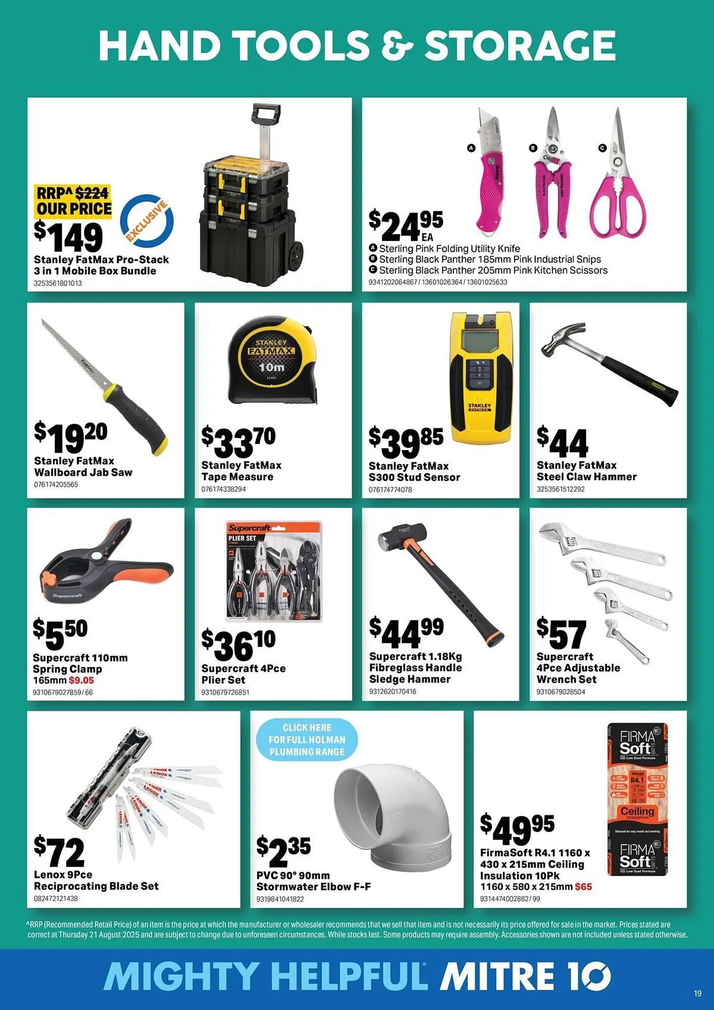 Mitre 10 catalogue - Catalogue valid from 1 October to 19 October 2025 - page 19