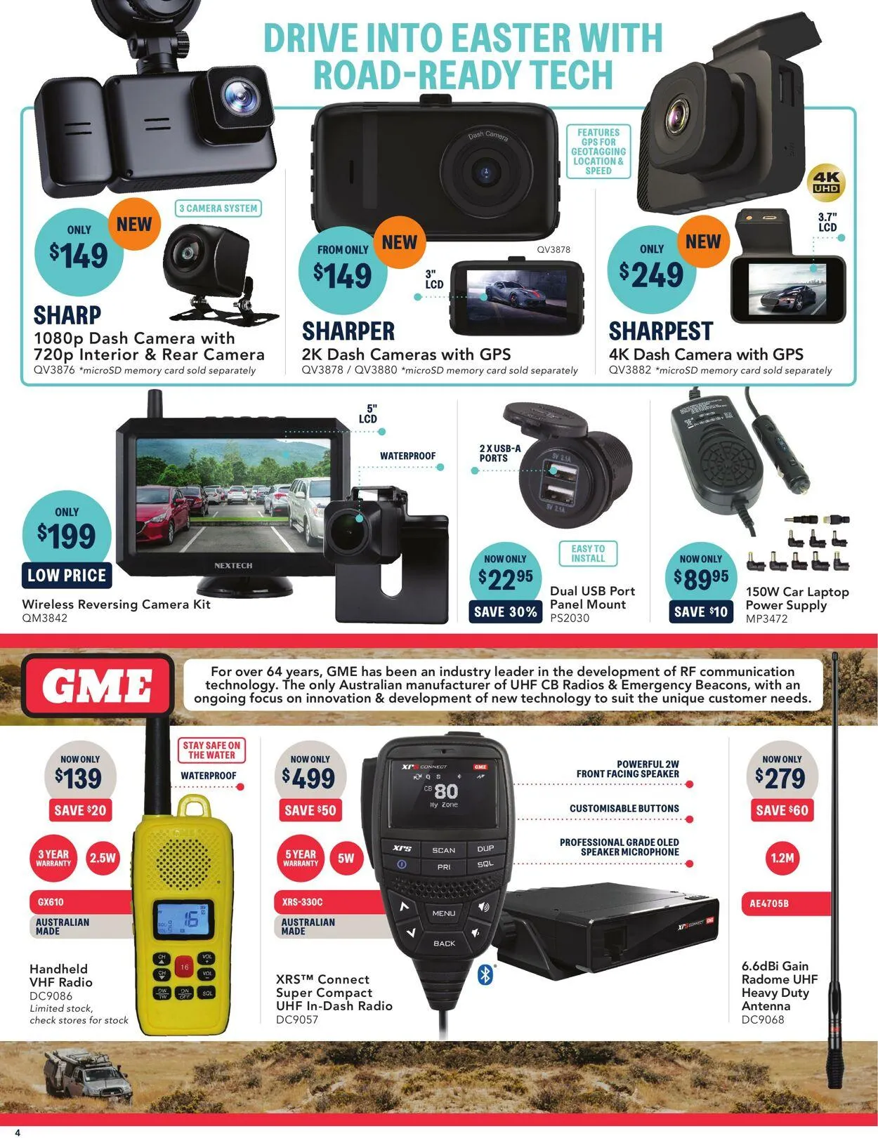Jaycar Electronics Current catalogue - Catalogue valid from 3 April to 21 April 2025 - page 4