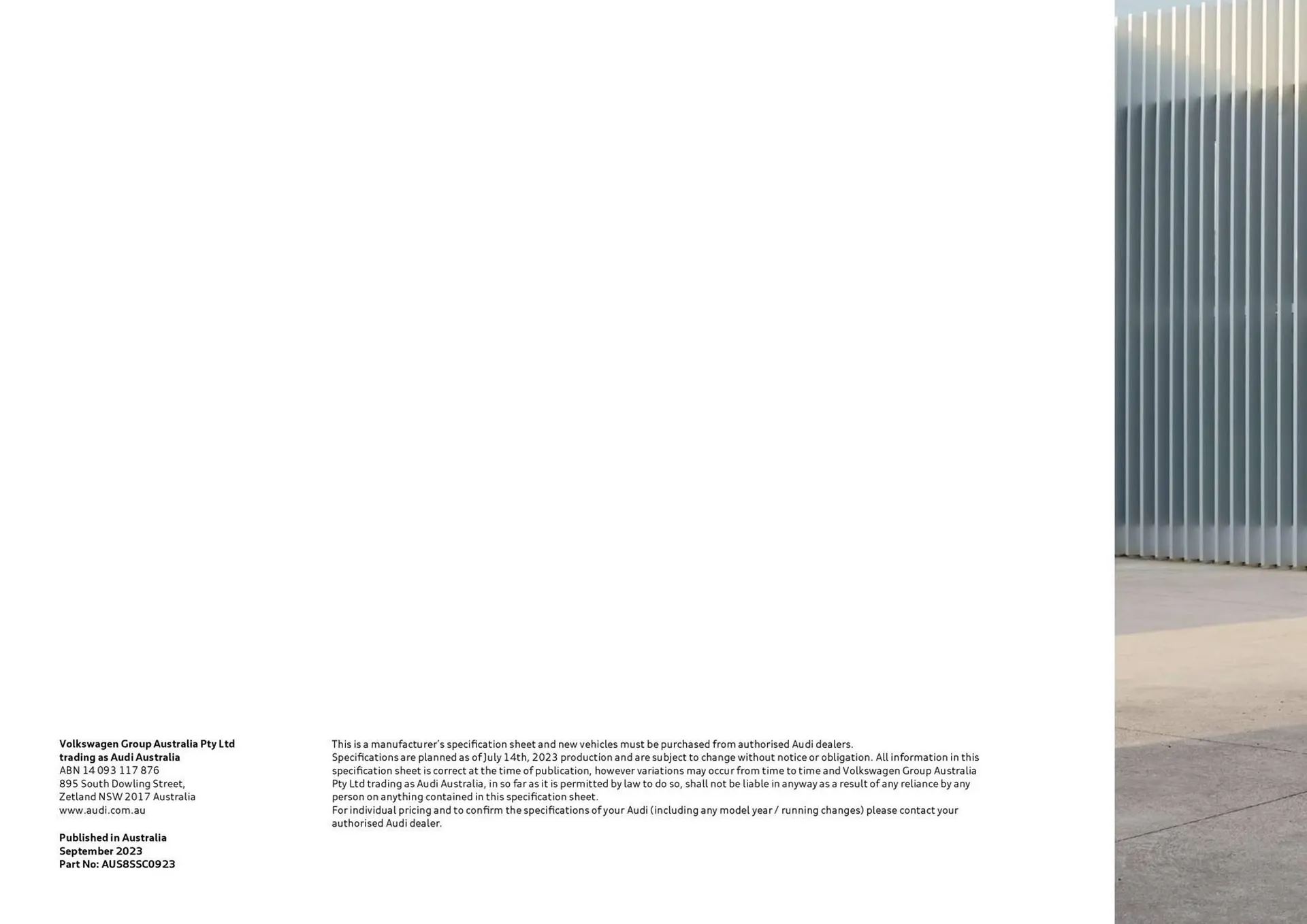 Audi catalogue - Catalogue valid from 11 September to 11 September 2025 - page 8