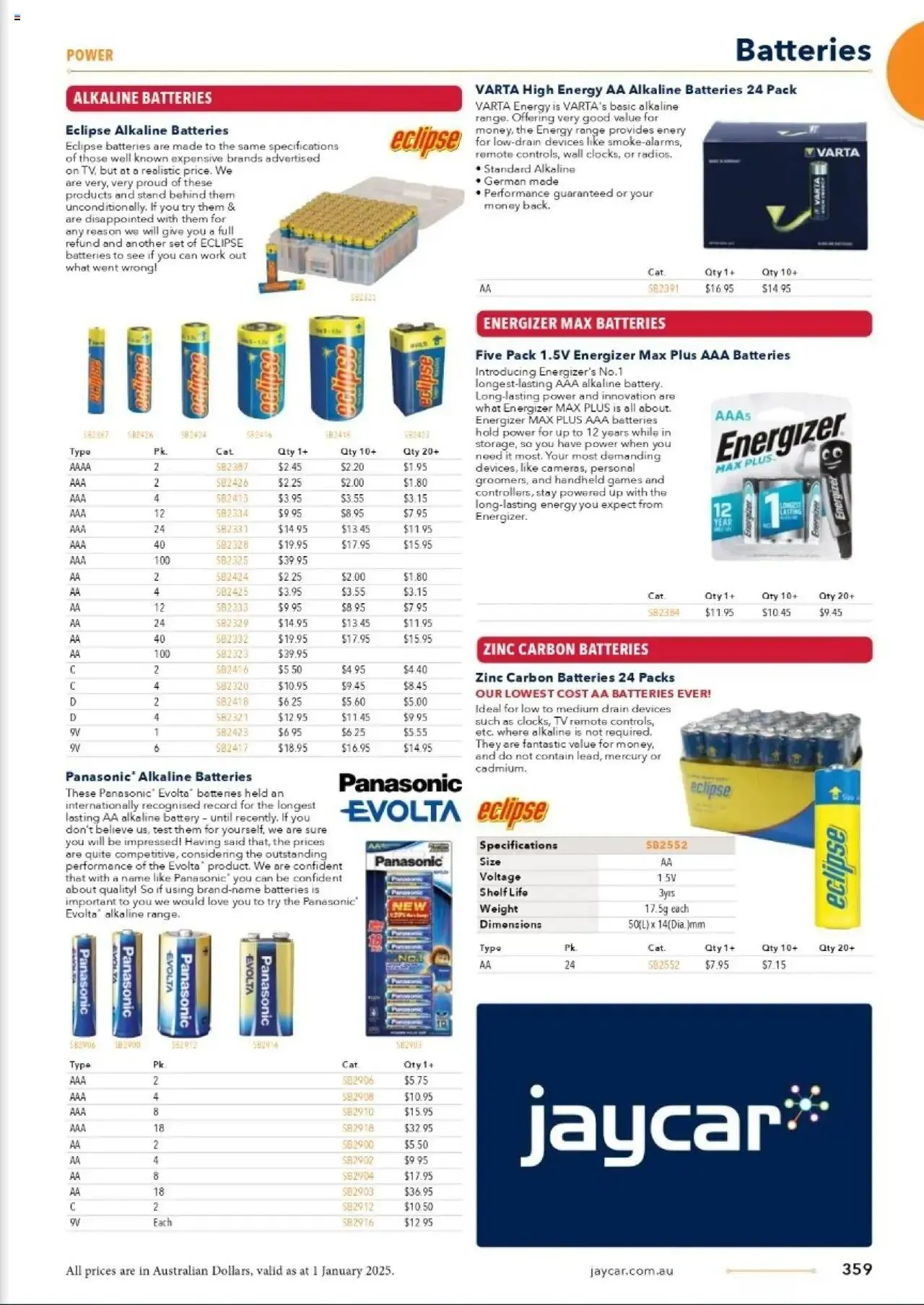 Jaycar Celebrating 40 Years in Electronics - Catalogue valid from 1 January to 29 August 2025 - page 291