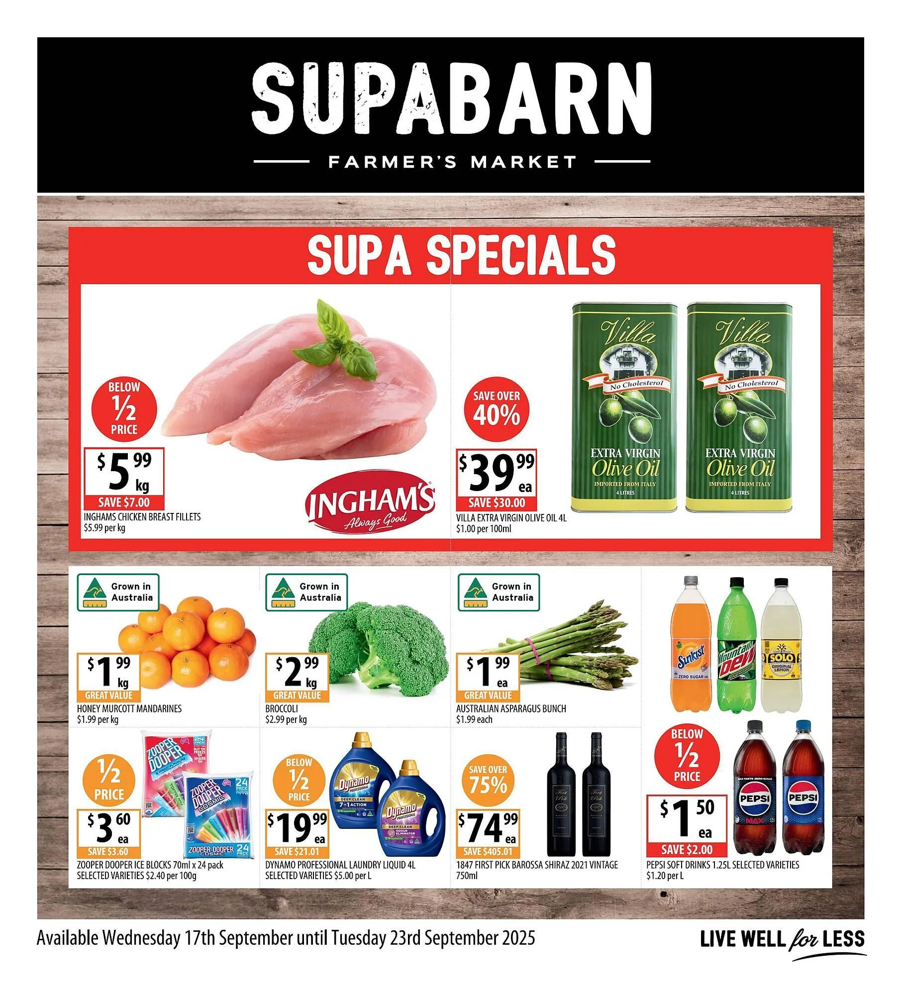 Supabarn catalogue - Catalogue valid from 17 September to 23 September 2025 - page 1