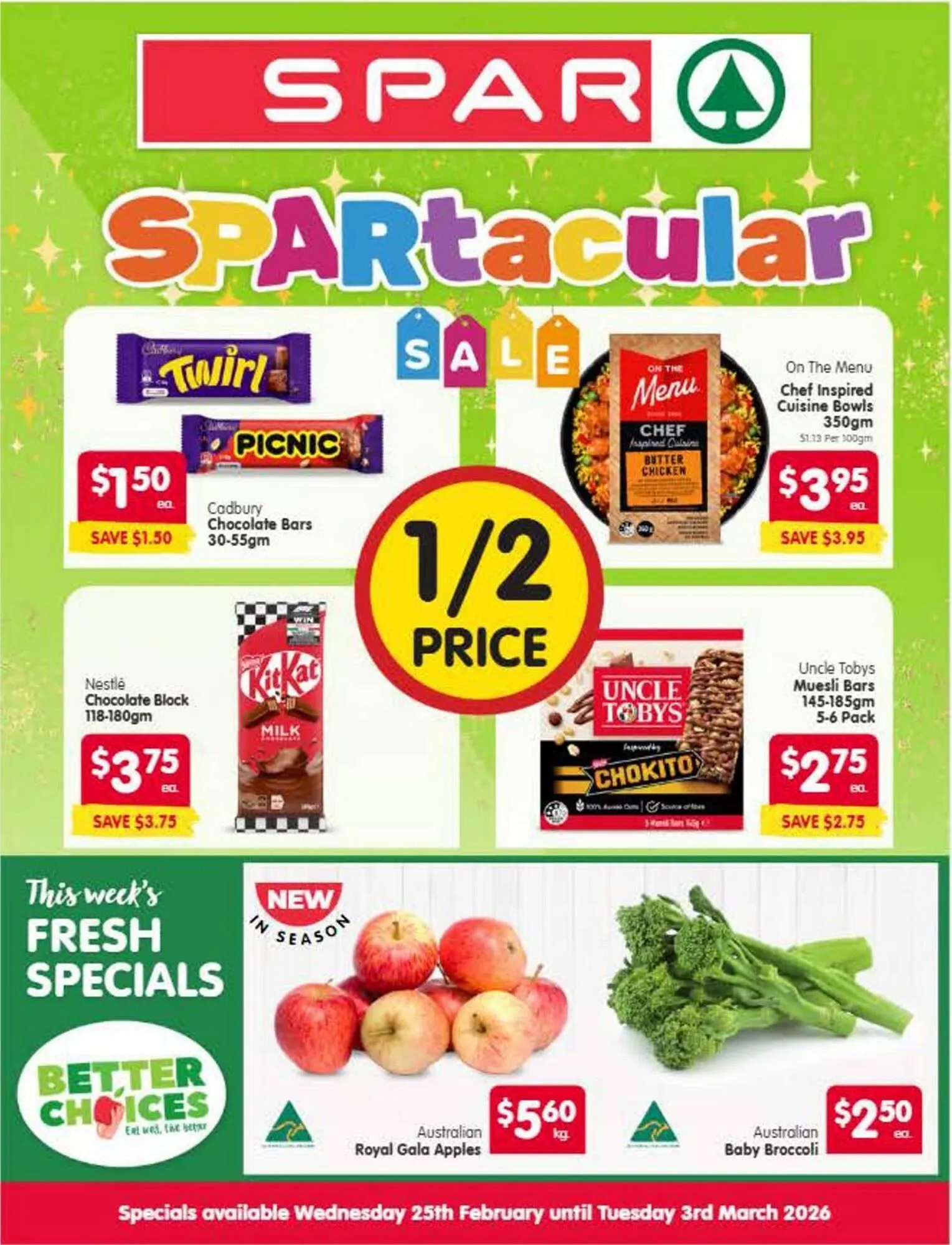 Spar catalogue - Catalogue valid from 25 February to 3 March 2026 - page 1