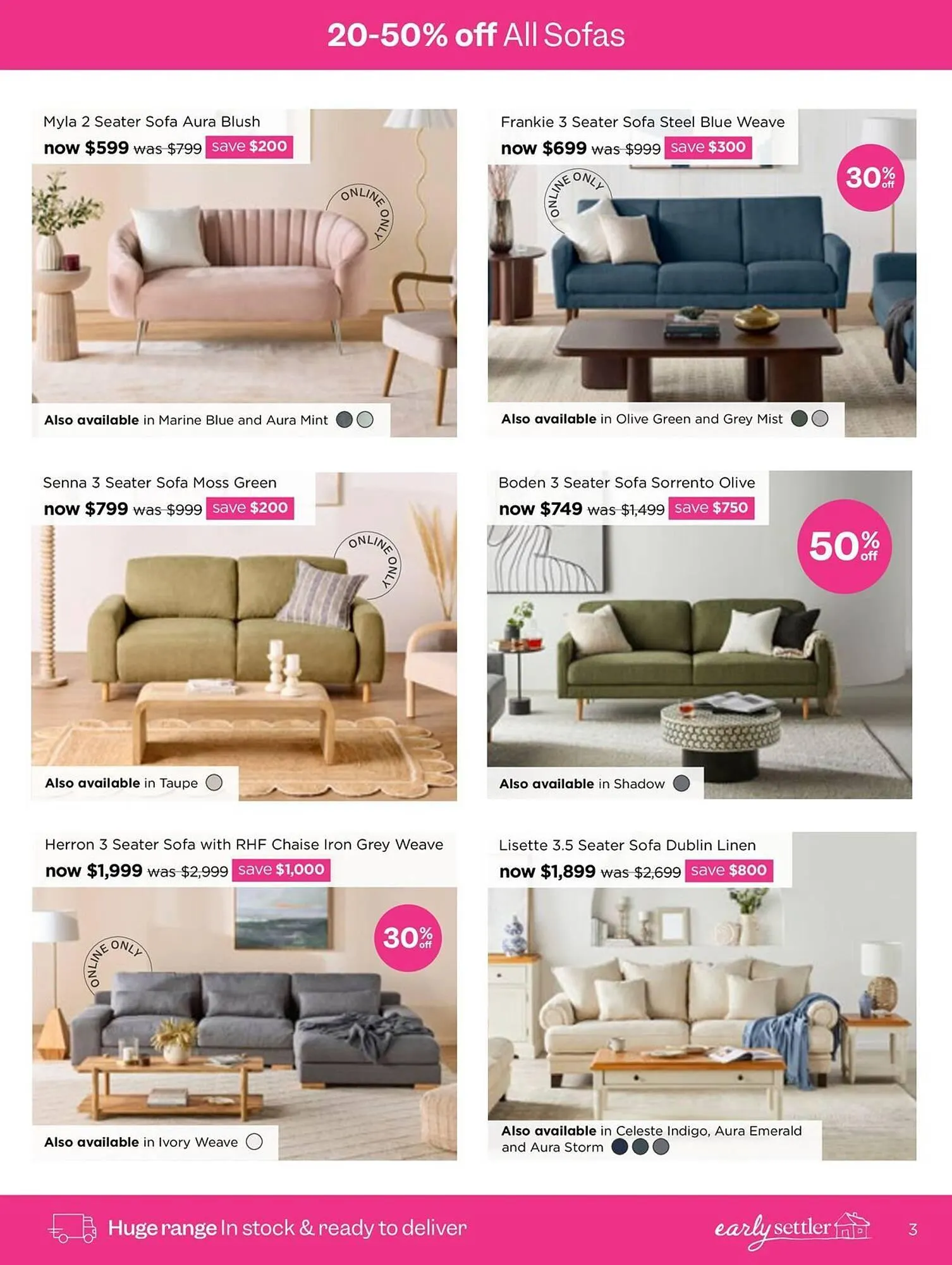 Early Settler catalogue - Catalogue valid from 30 October to 30 November 2025 - page 3