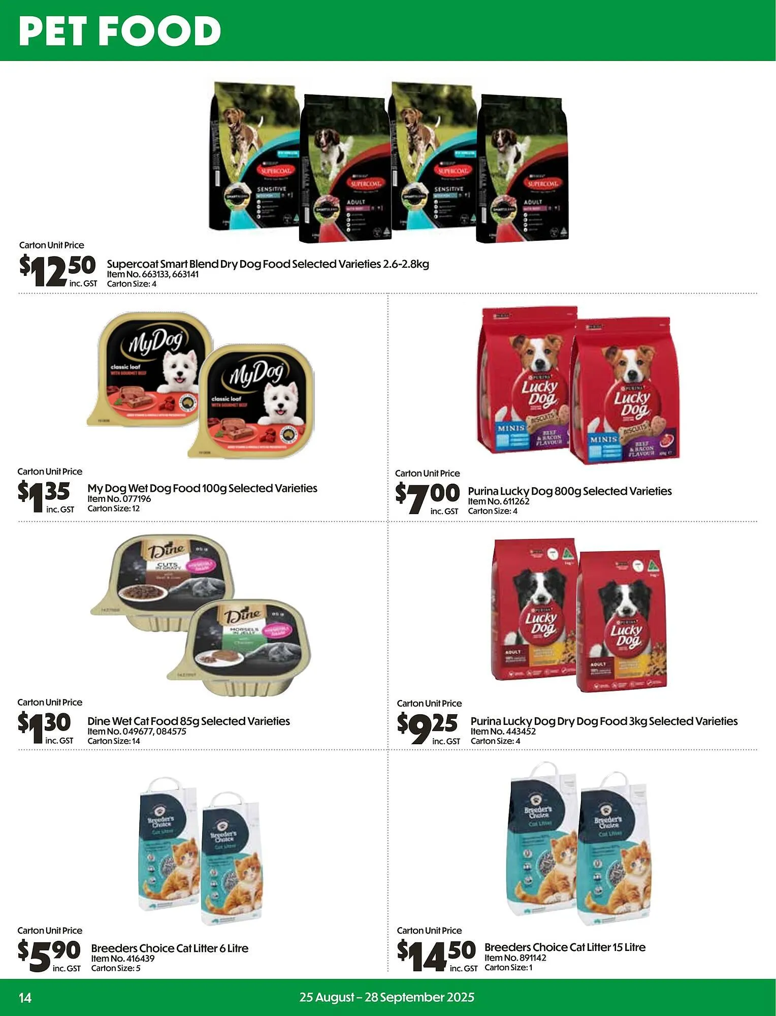 Campbells Wholesale catalogue - Catalogue valid from 25 August to 28 September 2025 - page 14