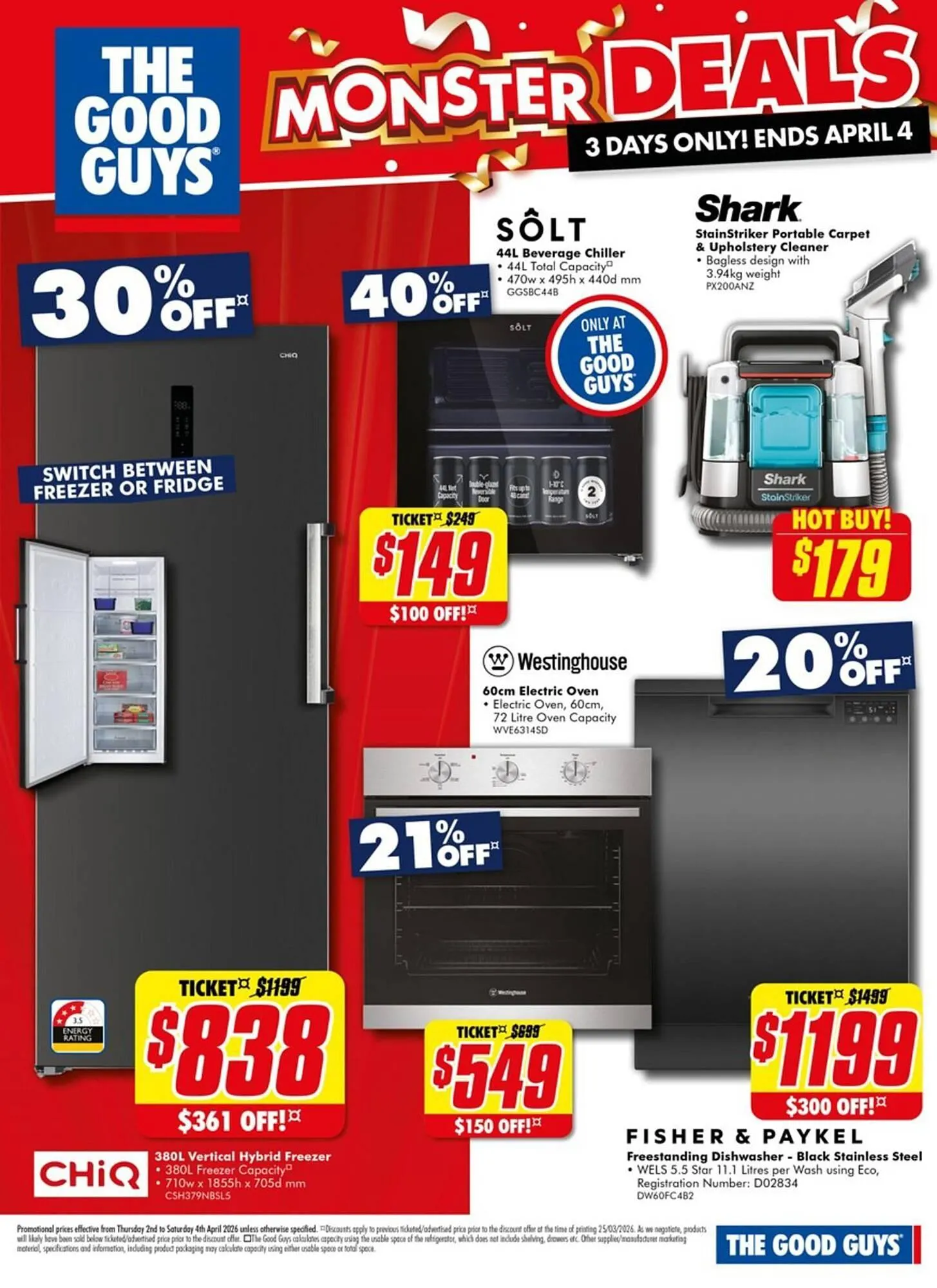 The Good Guys catalogue - Catalogue valid from 2 April to 4 April 2026 - page 3