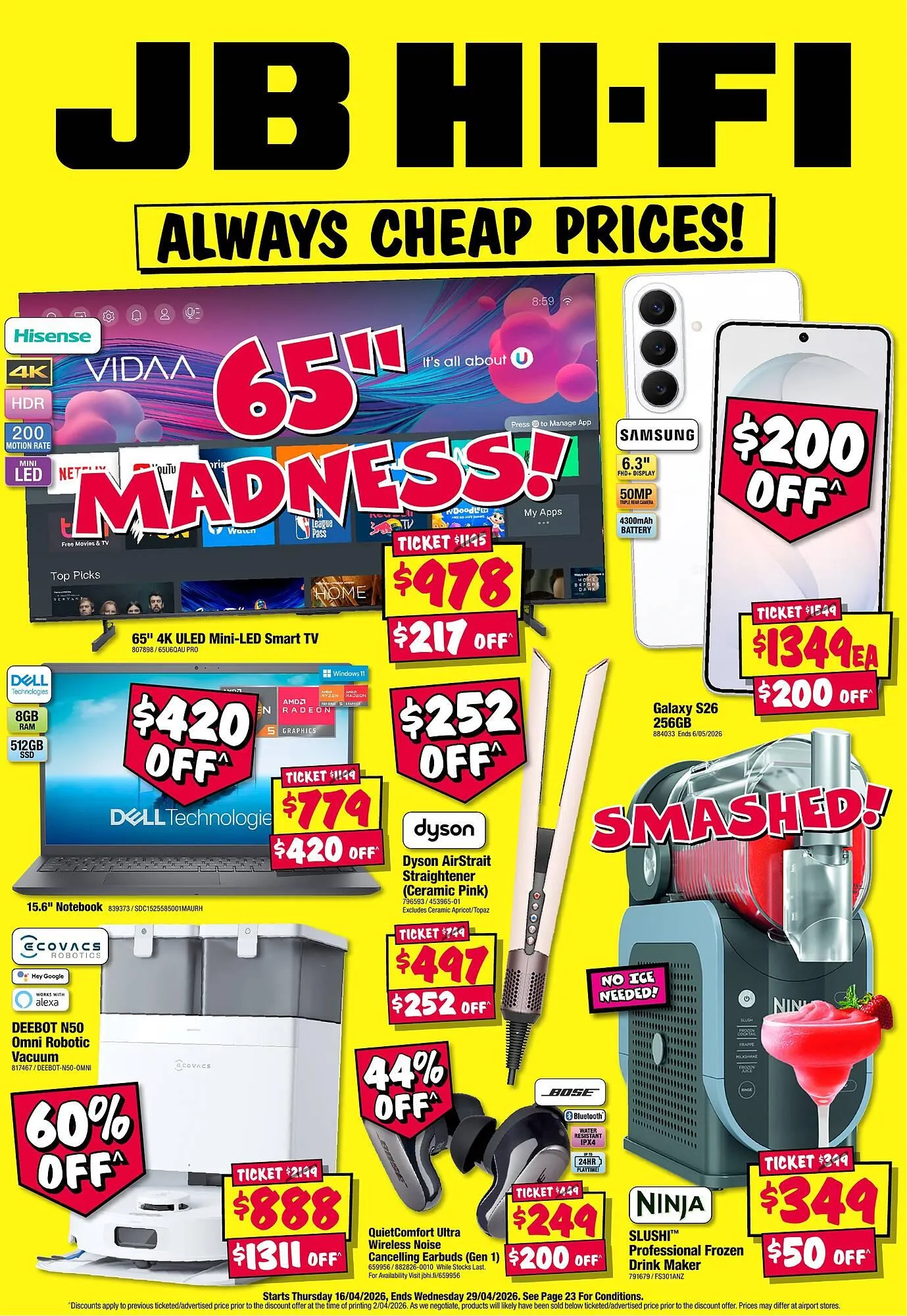JB Hi-Fi catalogue - Catalogue valid from 16 April to 29 April 2026 - page 1