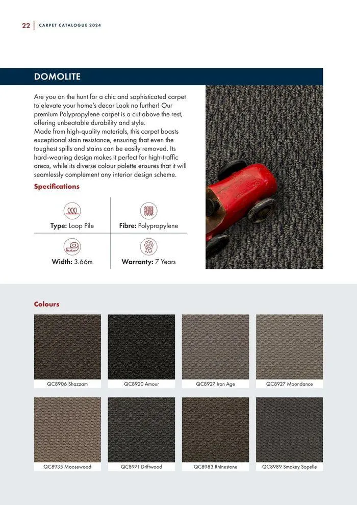 Carpet Catalogue - Catalogue valid from 24 September to 31 December 2024 - page 22