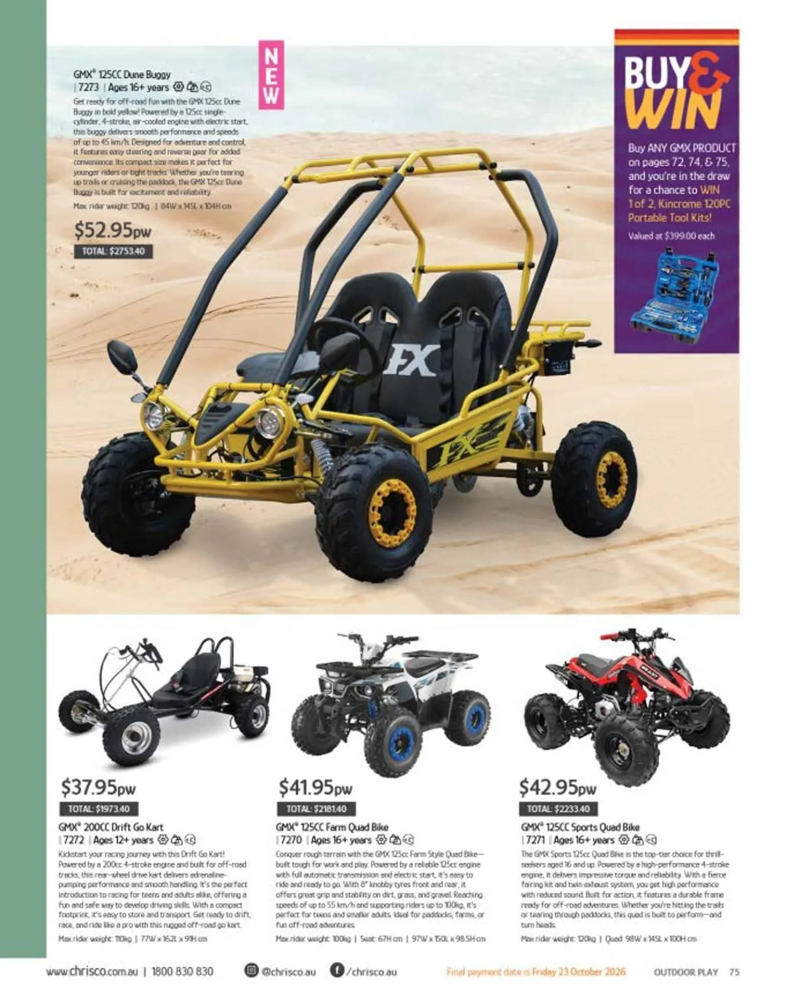 Chrisco Hampers catalogue - Catalogue valid from 19 September to 31 December 2026 - page 75