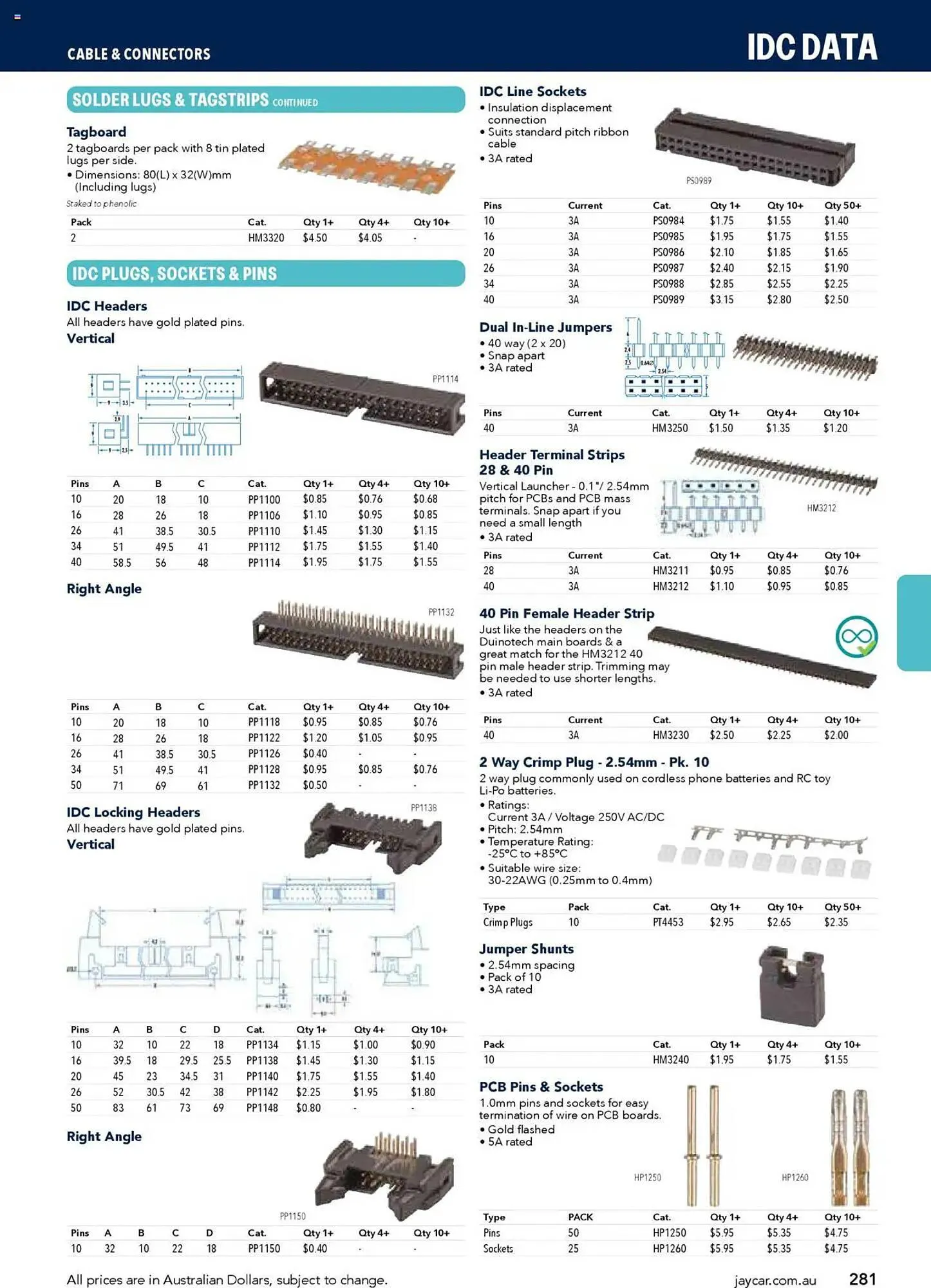 Jaycar Electronics catalogue - Catalogue valid from 8 July to 9 July 2026 - page 281