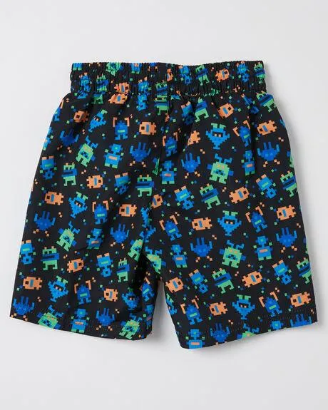 Pixel Monsters Watershort - Kids