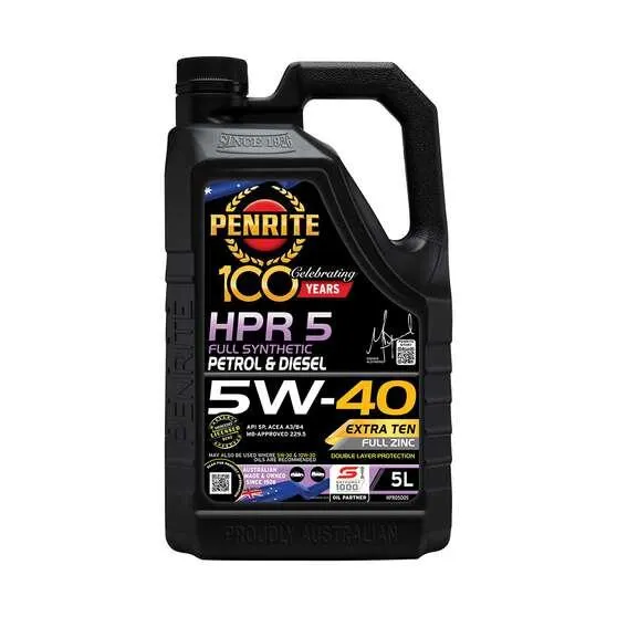 Penrite HPR 5 Engine Oil - 5W-40 5 Litre