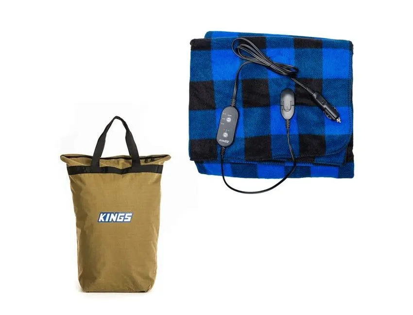 Kings 12V Heated Blanket + Doona/Pillow Canvas Bag