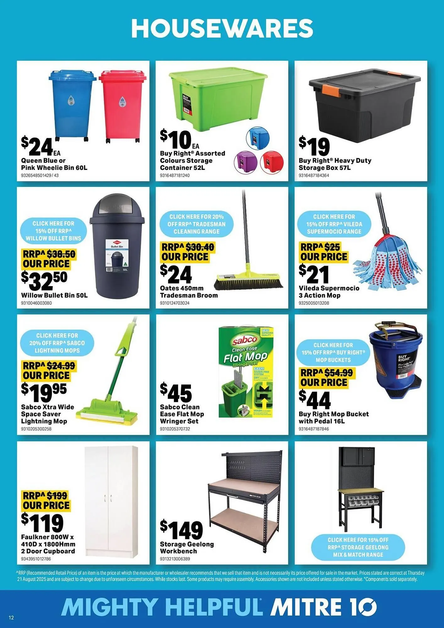 Mitre 10 catalogue - Catalogue valid from 1 October to 19 October 2025 - page 12