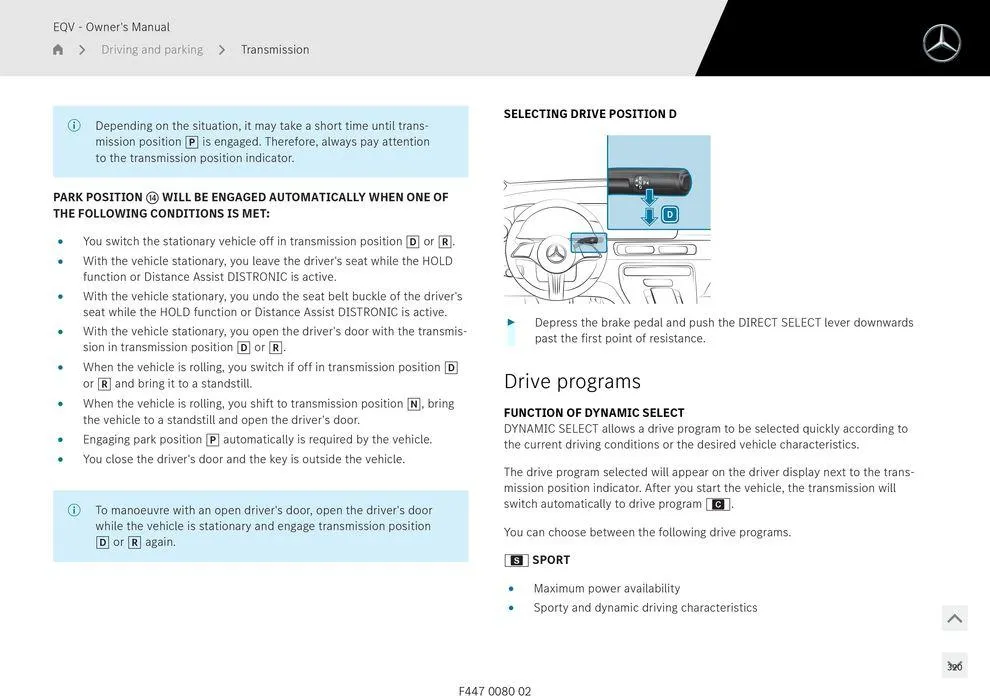 EQV MPV - Catalogue valid from 11 September to 11 September 2025 - page 320