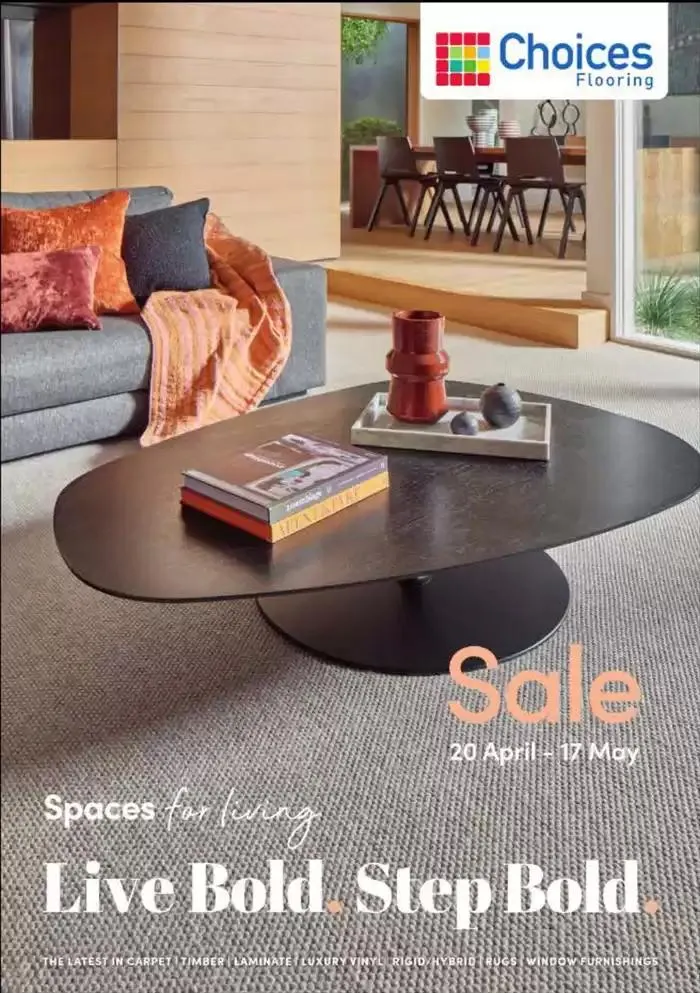 Live Bold. Step Bold. Sale - 1